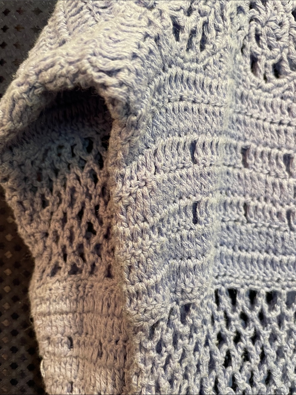 Country Blue Crochet Swim Coverup Tunic - Brand Unknown - Picture 7 of 16